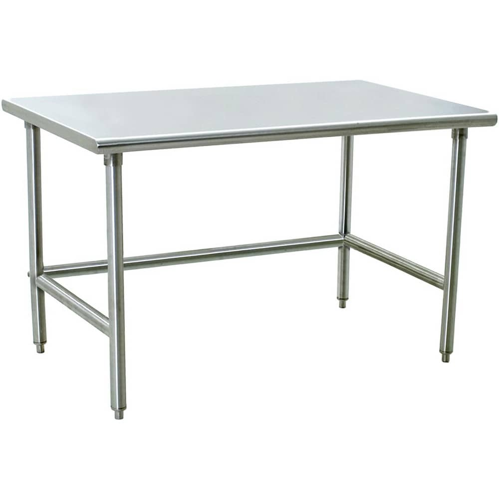 Clean Room Table: 48" Wide, Silver