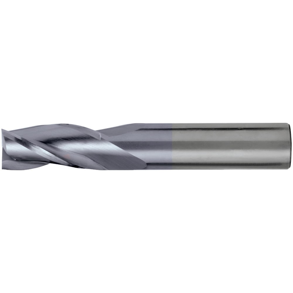 Corner Radius End Mill: 1" Dia, 1-1/2" LOC, 0.25 mm Radius, 3 Flute, Solid Carbide