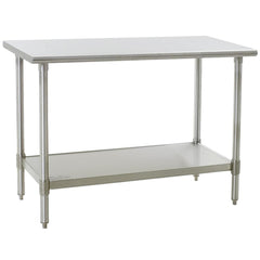 Lab Table: 48" Wide, Silver