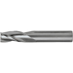 Square End Mill: 5/64" Dia, 1/4" LOC, 3 Flute, Solid Carbide