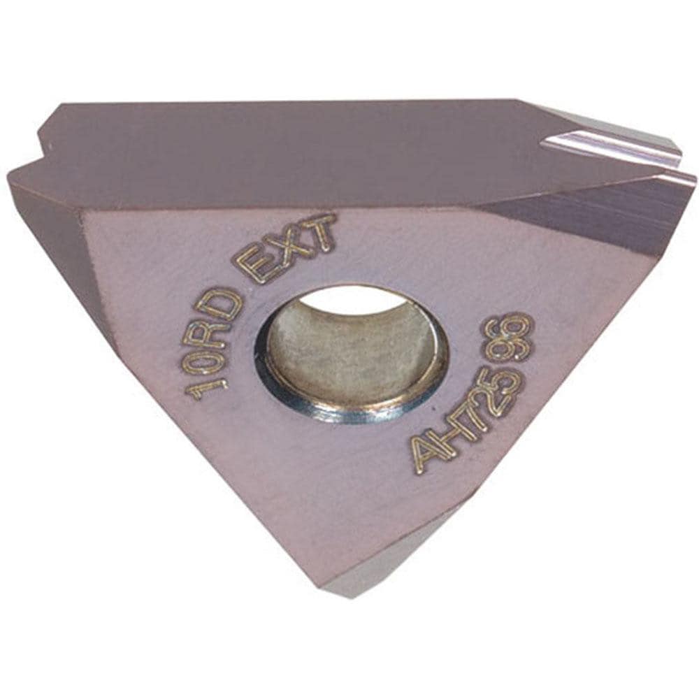 On-Edge Threading Inserts; Insert Style: TNMA; Insert Size Code: 43; Insert Material: Carbide; Manufacturer Grade: AH725; Thread Type: External; Thread Standard: API Round; External Threads Per Inch: 10