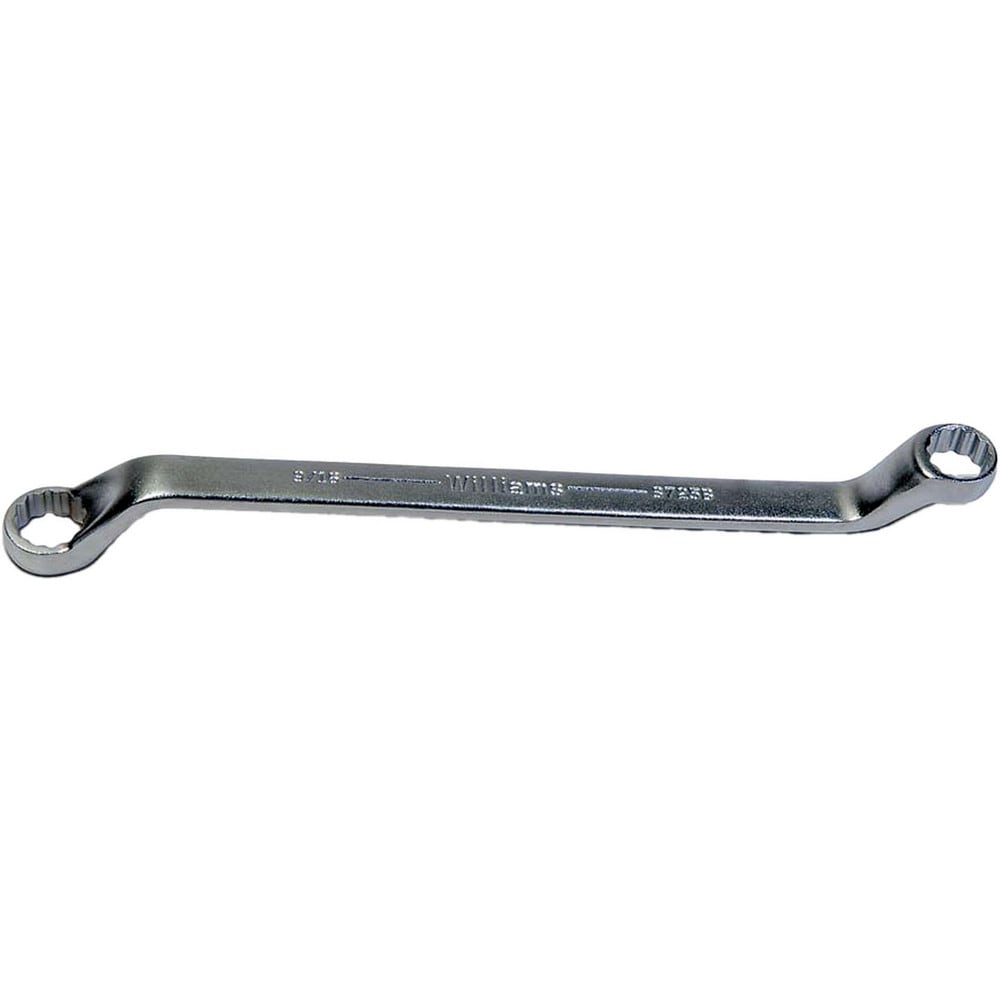 Offset Box End Wrench: 15/16 x 1", 12 Point, Double End