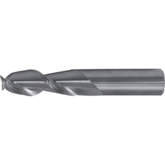 Square End Mill: 1" Dia, 1-1/4" LOC, 2 Flute, Solid Carbide