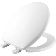 Toilet Seats; Type: Closed, Standard; Style: Round; Material: Plastic; Color: White; Outside Width: 14.688 in; Inside Width: 8.3750 in; Hinge Design: Slow Close;Lift-Off; Length (Inch): 16.63 in