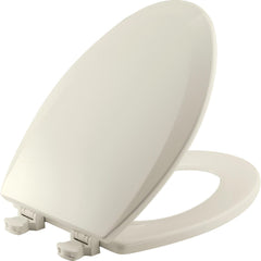 Toilet Seats; Type: Closed, Standard; Style: Elongated; Material: Enameled Wood; Color: Biscuit; Outside Width: 14.125 in; Inside Width: 8.1250 in; Hinge Design: Lift-Off; Length (Inch): 18.88 in