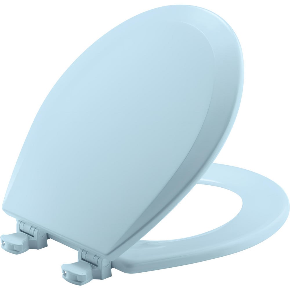 Toilet Seats; Type: Closed, Standard; Style: Round; Material: Enameled Wood; Color: Dresden Blue; Outside Width: 14.375 in; Inside Width: 8.3750 in; Hinge Design: Lift-Off; Length (Inch): 16.88 in