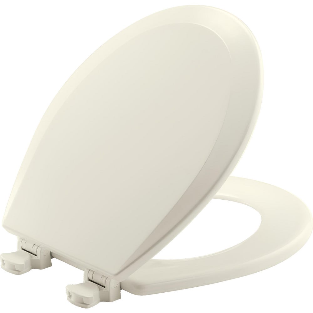 Toilet Seats; Type: Closed, Standard; Style: Round; Material: Enameled Wood; Color: Biscuit; Outside Width: 14.375 in; Inside Width: 8.3750 in; Hinge Design: Lift-Off; Length (Inch): 16.88 in