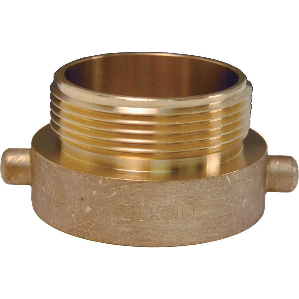 Hydrant Adapters; Thread Size: 2-1/2 FNST x 3/4 MNPT; Thread Standard: NPT, NST; Material: Brass; Connection Type: Threaded; Shape: Straight; Epa Watersense Certified: No