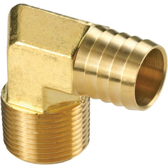 Barbed Hose Fittings; Fitting Type: Hose Barb Insert; Material: Brass; Thread Standard: NPTF; Thread Size: 3/8; End Connection: Hose Barb x Male NPT; Hose Inside Diameter (Inch): 3/8; Hose Outside Diameter: 3/8