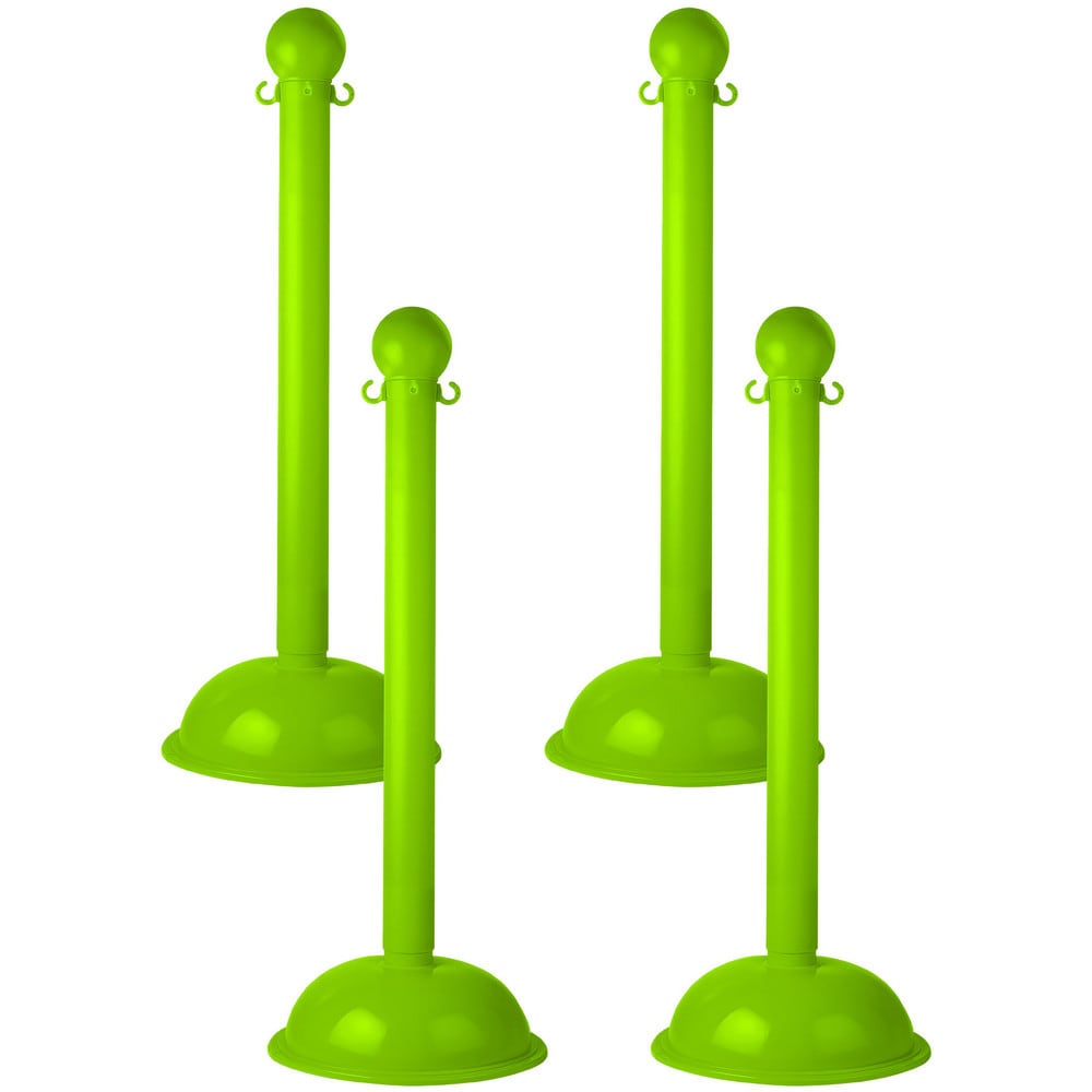 Barrier Posts; Post Type: Standard Post; Post Material: Polyethylene, Plastic; Base Material: Plastic; Surface Style: Solid Color