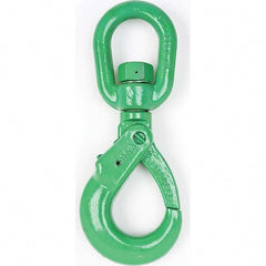 Swivel Hoist Hooks; 5/8" GR100 SELF-LOCK SWIVEL HOOK