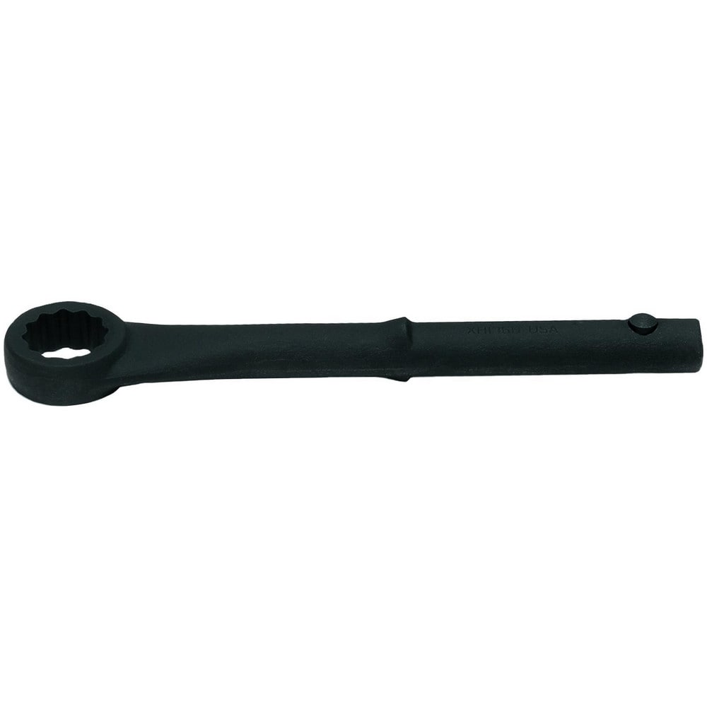 Tubular Box End Wrench: 1-1/8", 12 Point, Single End