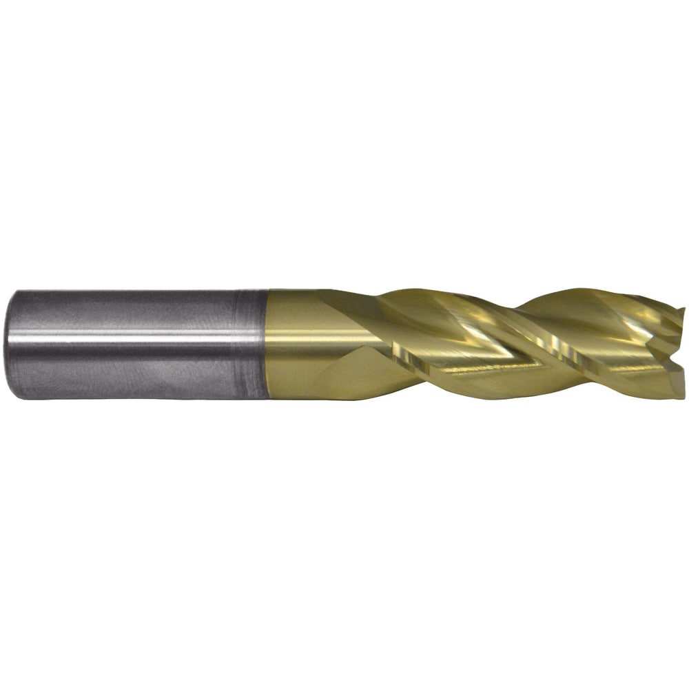 Square End Mill: 5/8" Dia, 3/4" LOC, 3 Flute, Solid Carbide