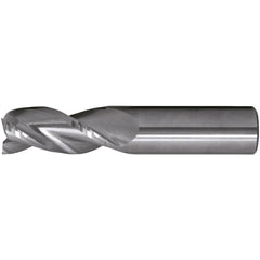 Square End Mill: 3/4" Dia, 1" LOC, 3 Flute, Solid Carbide