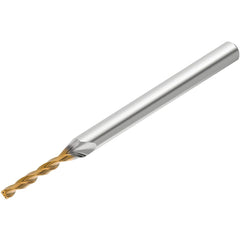 Micro Drill Bit: 1.60 mm Dia, (0.0630"), 139 deg, Solid Carbide