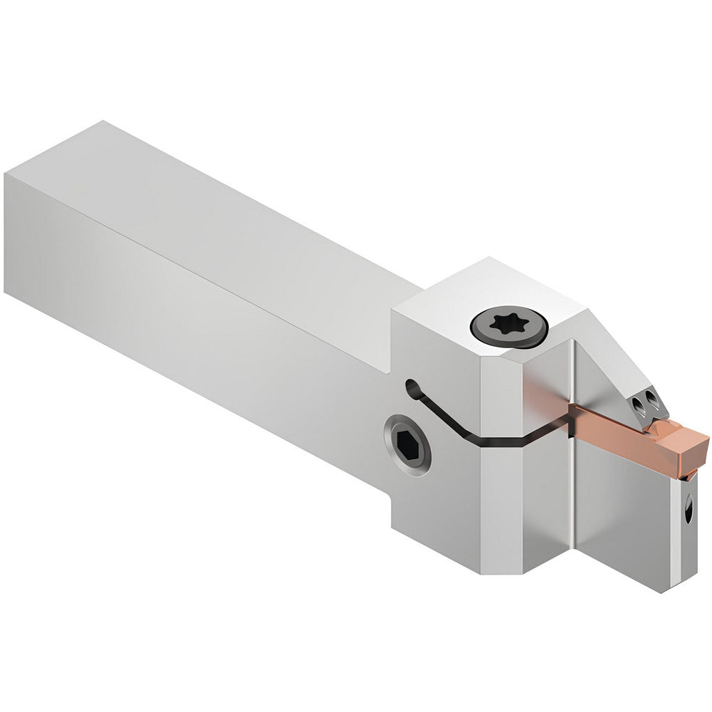 Indexable Grooving/Cut-Off Toolholders; Internal or External: External; Hand of Holder: Right Hand; Maximum Depth of Cut (mm): 20.00; Maximum Groove Width (mm): 8.05