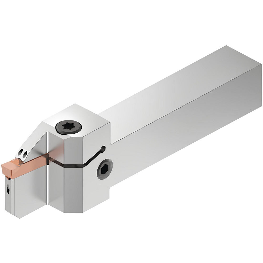 Indexable Grooving/Cut-Off Toolholders; Internal or External: External; Hand of Holder: Left Hand; Maximum Depth of Cut (mm): 14.00; Maximum Groove Width (Decimal Inch): 0.1875