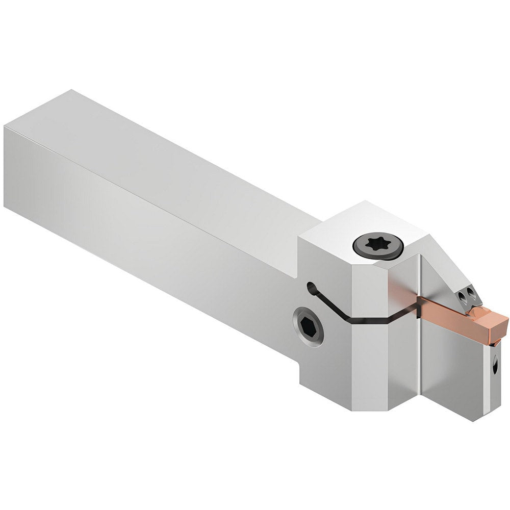 Indexable Grooving/Cut-Off Toolholders; Internal or External: External; Hand of Holder: Right Hand; Maximum Depth of Cut (mm): 17.00; Maximum Groove Width (Decimal Inch): 0.1250