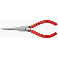 Long Nose Pliers; Pliers Type: Flat Nose Pliers; Jaw Texture: Crosshatch; Jaw Length (Inch): 2-11/64; Jaw Width (Inch): 35/64