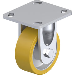 Top Plate Casters; Mount Type: Plate; Number of Wheels: 1.000; Wheel Diameter (Inch): 5; Wheel Material: Rubber; Wheel Width (Inch): 1-7/16; Wheel Color: Gray