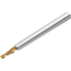 Micro Drill Bit: 1.90 mm Dia, (0.0748"), 139 deg, Solid Carbide