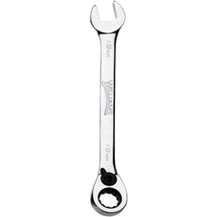 Combination Wrench: 6.00 mm Head Size, 15 deg Offset