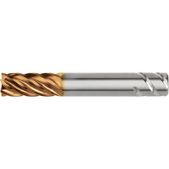 Square End Mill: 5/8" Dia, 1-1/4" LOC, 6 Flute, Solid Carbide