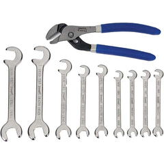 Open End Wrenches; Wrench Size: 12 mm; Material: Steel; Finish: Satin, Chrome