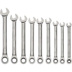 Combination Wrench: 5/8" Head Size, 15 deg Offset