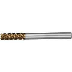 Corner Radius End Mill: 25 mm Dia, 75.00 mm LOC, 6.00 mm Radius, 5 Flute, Solid Carbide