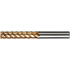 Corner Radius End Mill: 20 mm Dia, 100.00 mm LOC, 2.00 mm Radius, 5 Flute, Solid Carbide