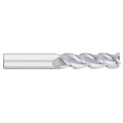 Square End Mill: 1" Dia, 2-1/4" LOC, 3 Flute, Solid Carbide