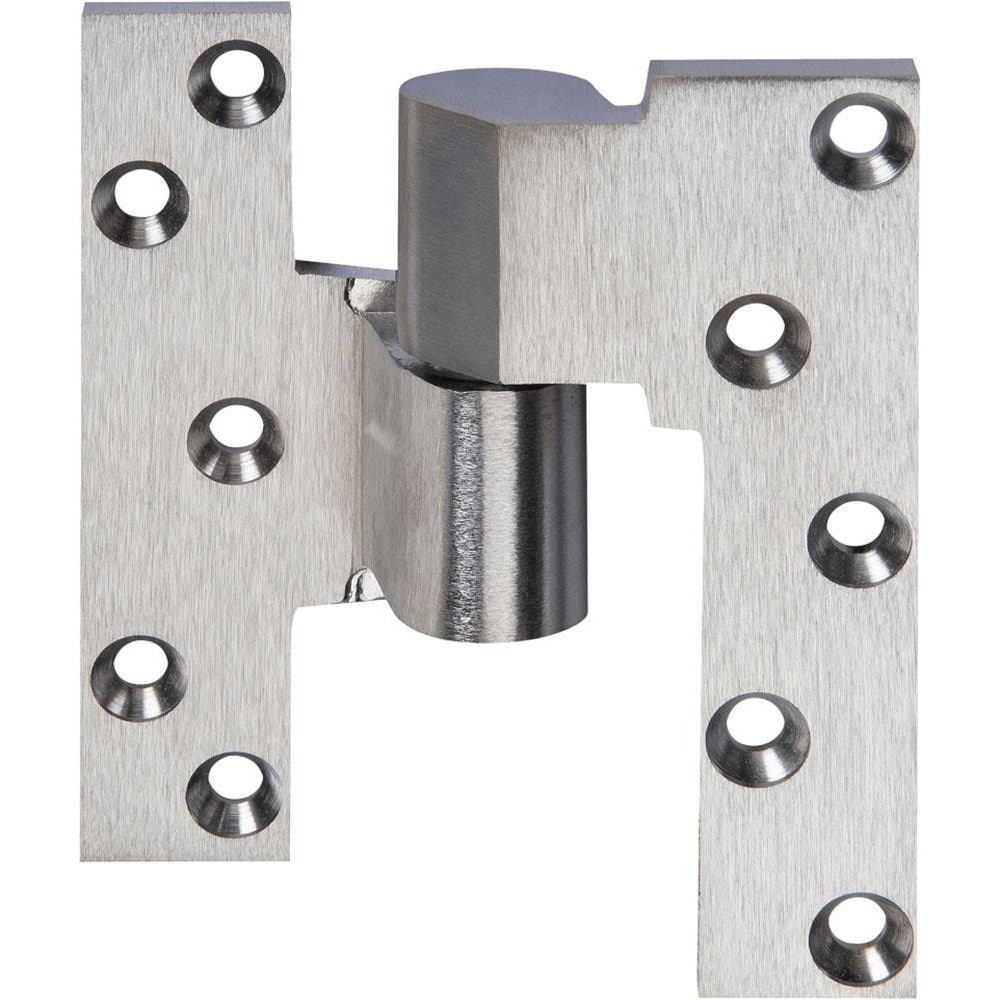 Pivot Hinges; Type: Pivots; Hand: Right Hand; Leaf Height: 4; Length (Inch): 5; Minimum Door Thickness (Inch): 1-3/4