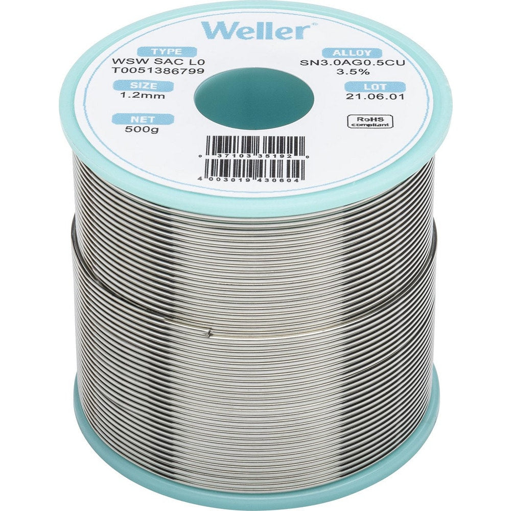 Solder; Solder Type: Lead Free; Material: Alloy; Container Type: Spool; Container Size: 500 g; Minimum Melting Temperature: 422.6; Maximum Melting Temperature: 429.8