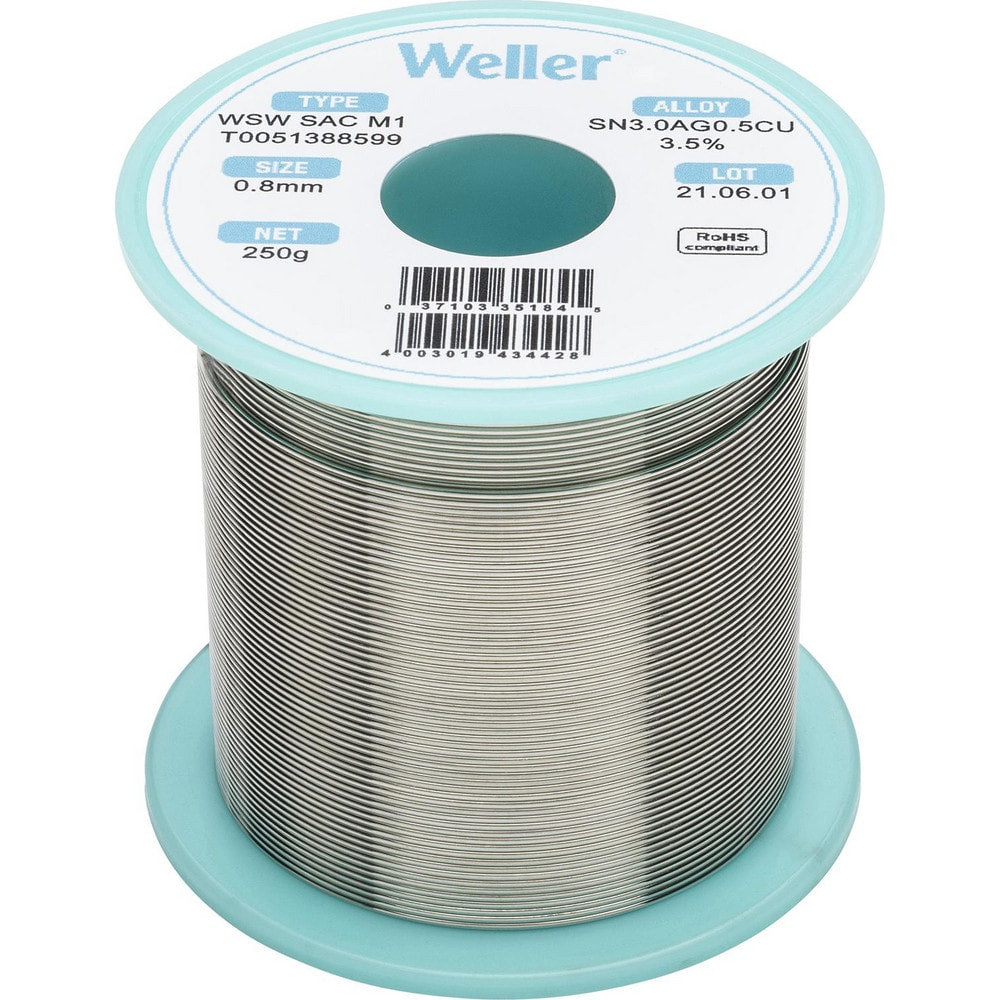 Solder; Solder Type: Lead Free; Material: Alloy; Container Type: Spool; Container Size: 250 g; Minimum Melting Temperature: 422.6; Maximum Melting Temperature: 429.8