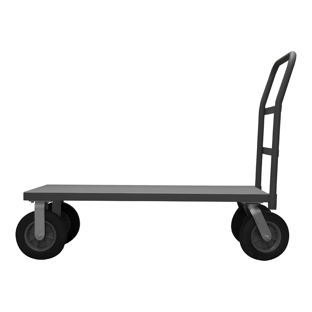 Platform Truck: Steel, 13-13/16" High, 48" Long, 24" Wide