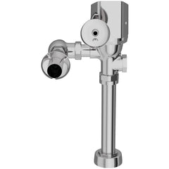 Automatic Flush Valves; Valve Type: Water Closet; Flush Style: Single Flush; Gallons Per Flush: 1.6; Flush Valve Location: Exposed; Pipe Size: 1.5 in; Spud Coupling Size: 1.5 in; Cover Material: Chrome; Power Source: Hard Wire, 4AA Battery Backup