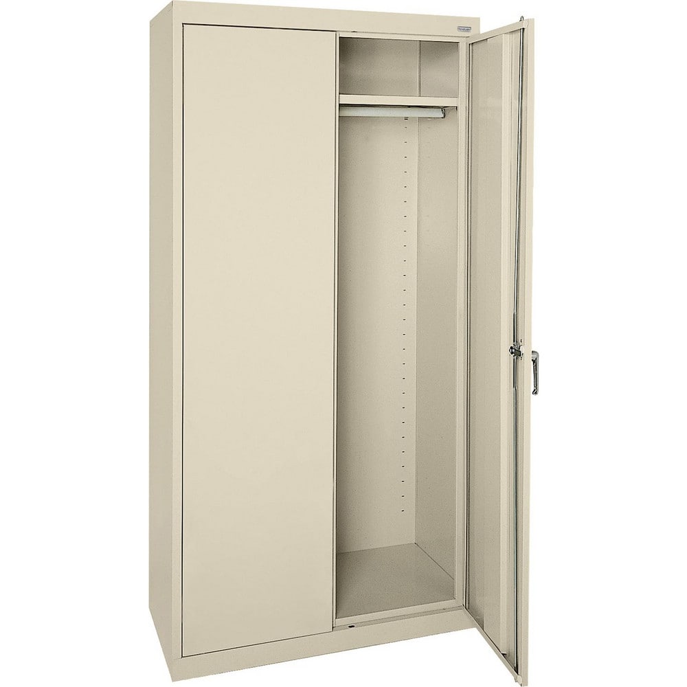 Steel Lockable Wardrobe Cabinet Cabinet: 36" Wide, 24" Deep, 72" High