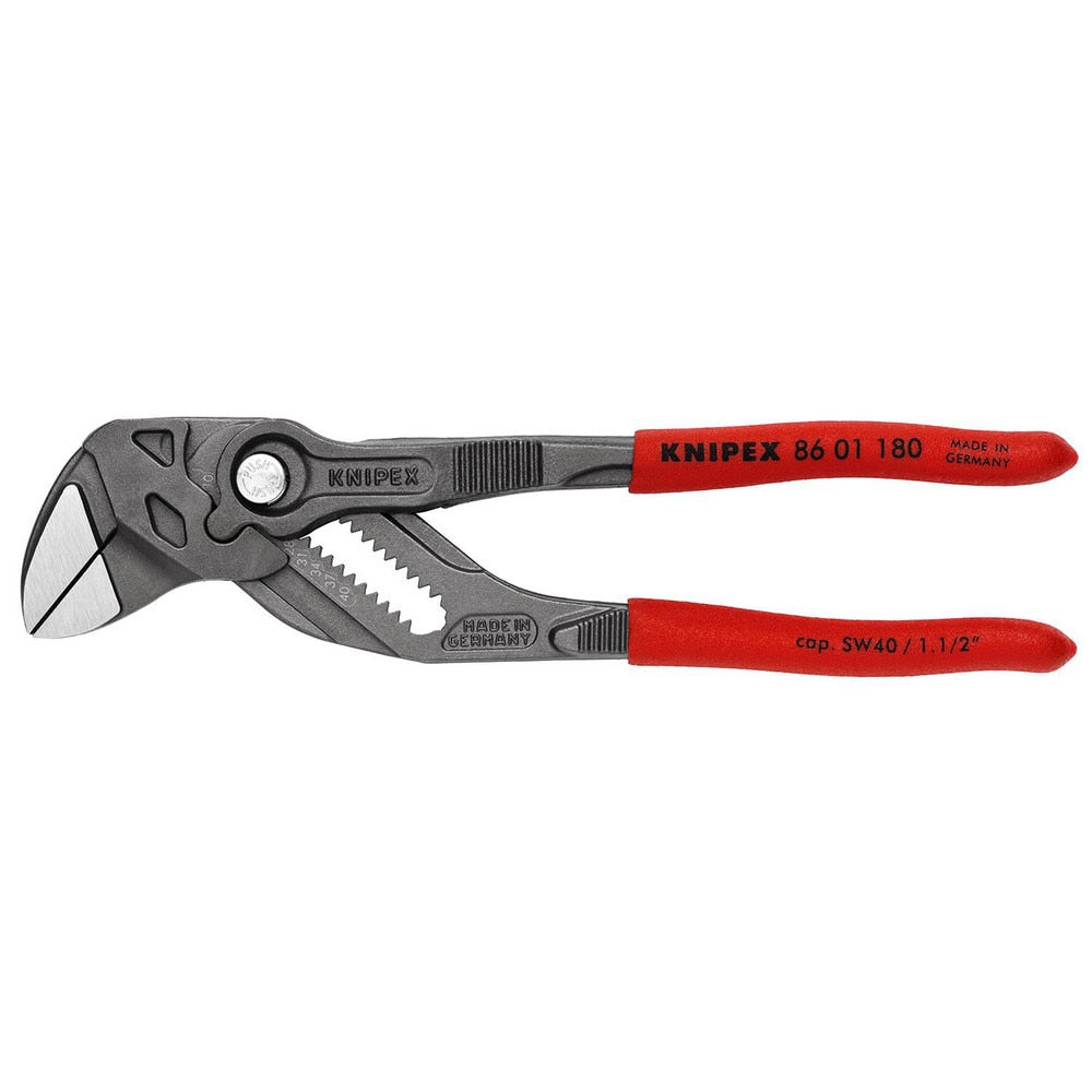 Tongue & Groove Pliers; Maximum Capacity (Inch): 1-1/2; Joint Type: Groove; Type: Pliers Wrench; Overall Length Range: 6 to 8.9 in; Side Cutter: No; Overall Length (Inch): 7-1/4; Handle Type: Comfort Grip