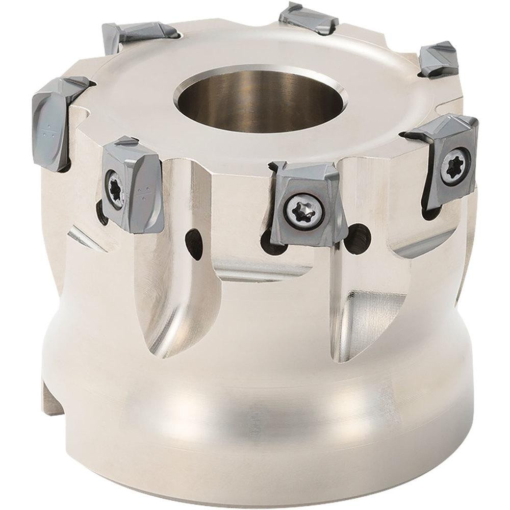 Indexable Square-Shoulder Face Mill:  MA90080R12T7C,  1.0000" Arbor Hole Dia,  0.4724" Max Cutting Depth