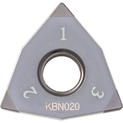 Turning Insert: WNGA431S00525ME KBN010, Cubic Boron Nitride (CBN)