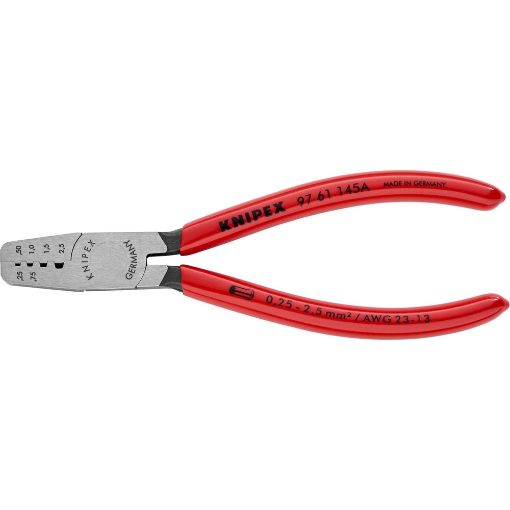 Crimpers; Handle Style: Plastic; Crimper Type: Crimping Pliers; Maximum Wire Gauge: 24; Handle Material: Plastic