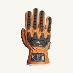 Cut, Puncture & Abrasion-Resistant Gloves: Superior Glove Works 69BSKFFL, Size Medium, ANSI Cut A5, ANSI Puncture 5, Uncoated, Leather