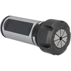 Collet Chuck: 1.0240 to 1.0240" Capacity, ER Collet, Straight Shank