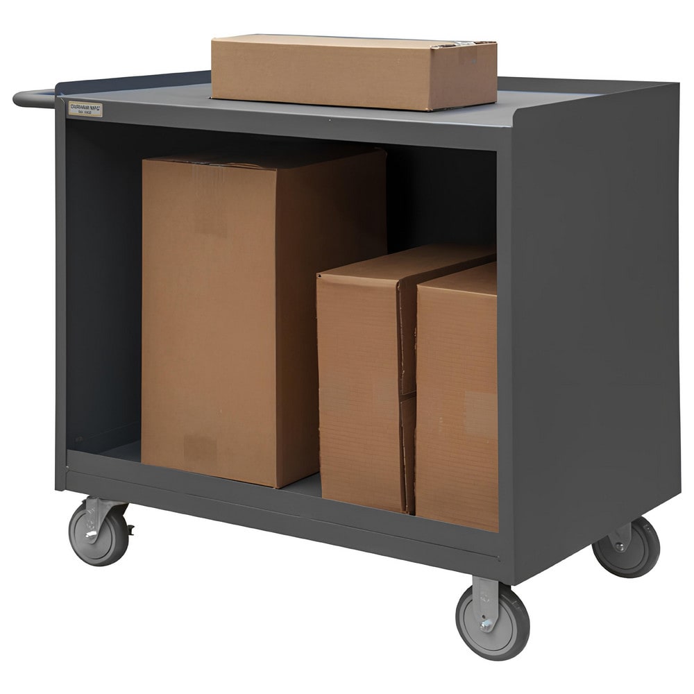 Mobile Work Centers; Center Type: Mobile Bench Cabinet; Load Capacity: 2000; Depth (Inch): 42-1/8; Height (Inch): 36-3/8; Number Of Bins: 0; Color: Gray; Overall Depth: 42.125 in; Overall Height: 36.375 in