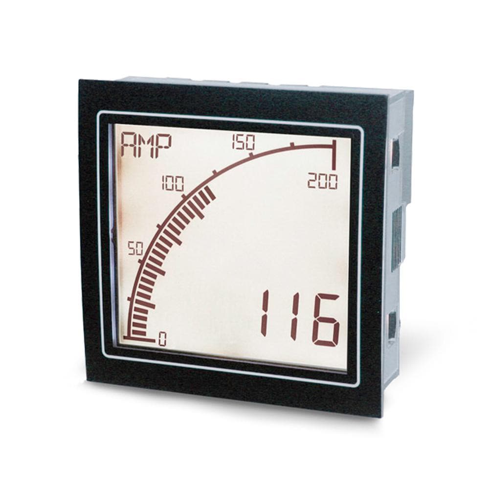 Panel Meters; Panel Meter Type: Panel Meter; Power Measurement Type: AC Ammeter, DC Ammeter; Panel Meter Display Type: Digital LCD; Maximum Input AC Amperage: 5; Maximum Input DC Amperage (mA): 5