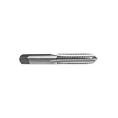 Straight Flute Tap: 1/2-13 UNC, 3 Flute, Plug Chamfer, 3B Class of Fit, HSS, Bright/Uncoated Finish