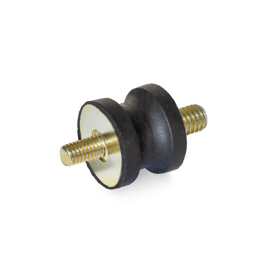 Vibration Isolators; Isolator Type: Stud/Stud; Insert Material: Zinc-Plated Steel; Isolator Material: Natural Rubber; Maximum Load Capacity: 1873.00 N; Top Diameter: 40.00; Bottom Diameter: 40; Thread Size: 5/16-18; Overall Width: 40 mm