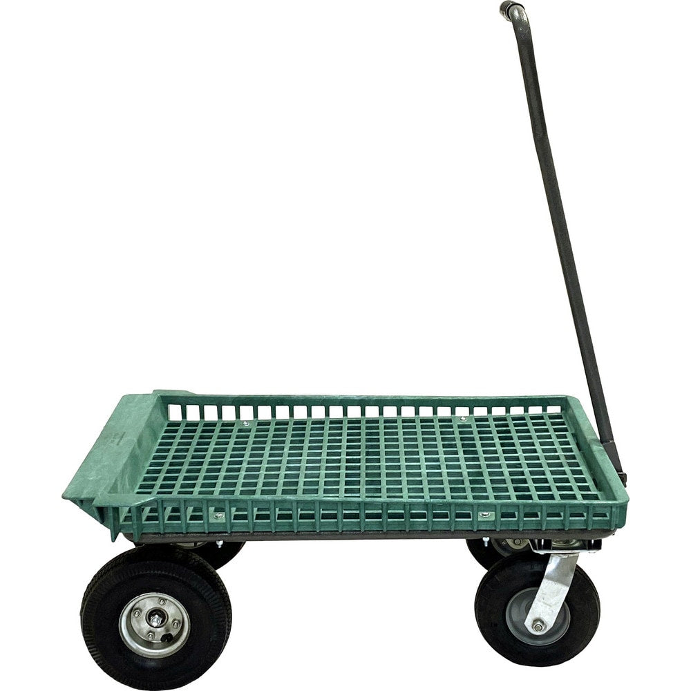 Bar, Panel & Platform Trucks; Truck Type: Garden Cart ; Load Capacity: 250 lb; Platform Profile: Lipped; Platform Style: Perforated