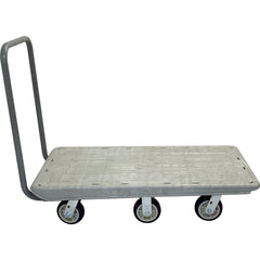 Bar, Panel & Platform Trucks; Truck Type: Flatbed ; Load Capacity: 2400; Platform Profile: Flushed; Platform Style: Solid